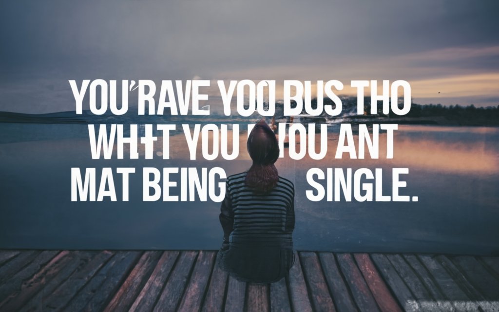 Sad quotes about being single